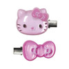 Kcompany Sanrio C Hello Kitty Puffy Three Dimensional Hair Clips Two Pieces Pink