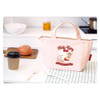 T's Factory Sanrio Insulated Canvas Lunch Bag Badge Logo Hello Kitty
