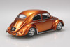 Aoshima Rakupla Snap Kit 1/32 No. 20CU-MO Volkswagen Beetle Custom Metallic Orange Plastic Model