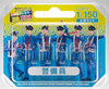 TTC 55-0170 3D Full-Color Printed Figures Set 6J [Security Guards] (6pcs) (N scale)