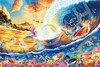 97-803S Stitch Sunset Surfing