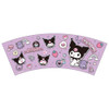 T's Factory Sanrio Water Cup Petapeta Stickers / Kuromi