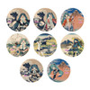 Katsushika Hokusai x Hatsune Miku Pinback Button BOX(8pcs)