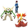 Pokemon Center Original Pokemon Scale World Kalos Region Calem & Chesnaught & Delphox