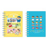 T's Factory Crayon Shin Chan Churutto A6 Ring Notebook Shin Chan's One Day