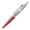 Anterique Stationers Mini Ballpoint Pen - 0.5 mm - Clear x Fire Red
