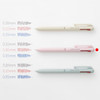  Pentel Calme 3 Color Ballpoint Multi Pen - 0.35 mm - Pink 