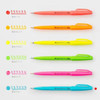  Pentel Fude Touch Brush Sign Pen - Fluorescent Blue 
