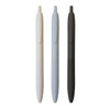  Uni Jetstream Lite Touch Ink Ballpoint Pen - 0.7 mm - Shell White Body - Black Ink 