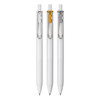  Uni-ball One Gel Pen - 0.38 mm - 3 White & Metallic Color Set 