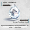  Uni-ball ZENTO Gel Pen - Flow Model - 0.38 mm - Birch White Body - Black Ink 