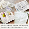  Kuretake ZIG Letter Pen COCOIRO - Extra Fine Brush - Black Ink - Smoky Olive Body 