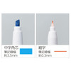  KOKUYO Checkle Memorization Double-Sided Marker - Blue / Orange 