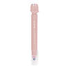  Kutsuwa Cruro Roller Stamp and Color Pen - Dessert Pink Body - Mint Blue Ink / Flags 