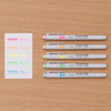  Pilot Kire-Na Double-Sided Highlighter - Fine / Bold - 5 Color Set - Basic 