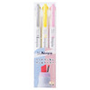  Sun-Star Ninipie Dual Tip Highlighter - 3 Pen Set A 