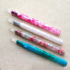  Teranishi Guitar Glass Pen with Cap - Aurora Long - Jelly Pink 