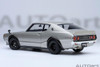  AUTOArt Autoart Nissan Skyline 2000 GT-R KPGC110 Tuned Version Silver Preassembled Model 77466 