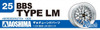 Aoshima Tuned Parts 1/24 BBS LM 20inch Tire & Wheel Set