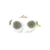 Sunlemon Fluffy Tutton Keychain Panda Gray