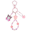 Sanrio Kuromi Beaded Keychain Sakura 661732