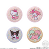 Bandai Candy Sanrio Characters Embroidered Tin Badge Biscuit 4 Box (12pcs)