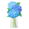 Sanrio Other Message Card Early Summer Hydrangea In Clear Vase JES 1-6 830321
