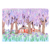 Sanrio Other Message Card Early Summer Wisteria And Japanese Iris JES 5-6 830364