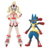 Pokemon Center Original Pokemon Scale World Kalos Region Korrina & Mega Lucario