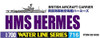 Aoshima Waterline 51030 British Aircraft Carrier HMS HERMES 1/700 scale kit