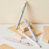 Mitsubishi Pencil Gel Ballpoint Pen Uni Ball One F 0.38 D White UMNSFT38D.1