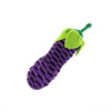 Treat Dispensing Rope Toy Eggplant 