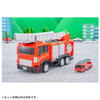 Takara Tomy Tomica World Tomica Vehicle Town Transforming Ladder Fire Truck (w/ Tomica)