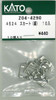 KATO Z04-4290 4524 Obstacle Deflector (Silver) 10pcs (N scale)