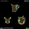 Gourmandise Pokemon Glow In The Dark Mobile Sticker Pikachu PKE-02A