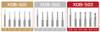 DSPIAE XDB-S03 Flat Shank Drill Set (2.0mm, 2.1mm, 2.5mm, 2.6mm, 3.0mm, 3.1 mm)