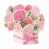  Sanrio Other Mother's Day Mini Greeting Card Flower Basket Pink 