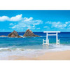 Jigsaw Puzzle White torii gate and the Married Couple Rocks - Itoshima - (500 Pieces)