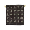 Pokemon Center Original Monotone Silhouette Drawstring Pouch