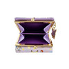 Pokemon Center Original Kiss Lock Mini Wallet Pattern Illustration Purple