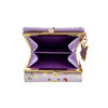  Pokemon Center Original Kiss Lock Mini Wallet Pattern Illustration Purple 