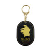Pokemon Center Original Foil Stamped Acrylic Keychain Pikachu Silhouette