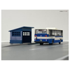 Tomytec The Moving Bus System Basic Set C1 Hino Blue Ribbon City JR Bus Kanto Shiratana Line (N scale)