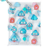  Sanrio Hangyodon Clear Pouch With Carabiner (And Bad Badtz-Maru Funny Face Design) 753602 