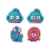 Sanrio Hangyodon Sticker Set And Bad Badtz-Maru Funny Face Design 753726