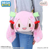  Sega Hatsune Miku Sakura Miku Fuwapuchi Face Shoulder Bag (M) 