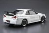 Aoshima The Tuned Car No.34 1/24 Scale Mine's BNR34 Skyline GT-R '02 Nissan Plastic Model 