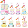 Sanrio Other Secret Mirror Rubber Keychain Fluffy Eared Bunny Club Characters 777536