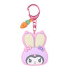 Sanrio Other Secret Mirror Rubber Keychain Fluffy Eared Bunny Club Characters 777536