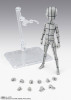 Bandai S.H.Figuarts Body-kun Ken Sugimori Edition Wireframe Gray Color Version Figure
